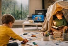 Weekend di pioggia: attività che non distruggono casa Weekend di pioggia