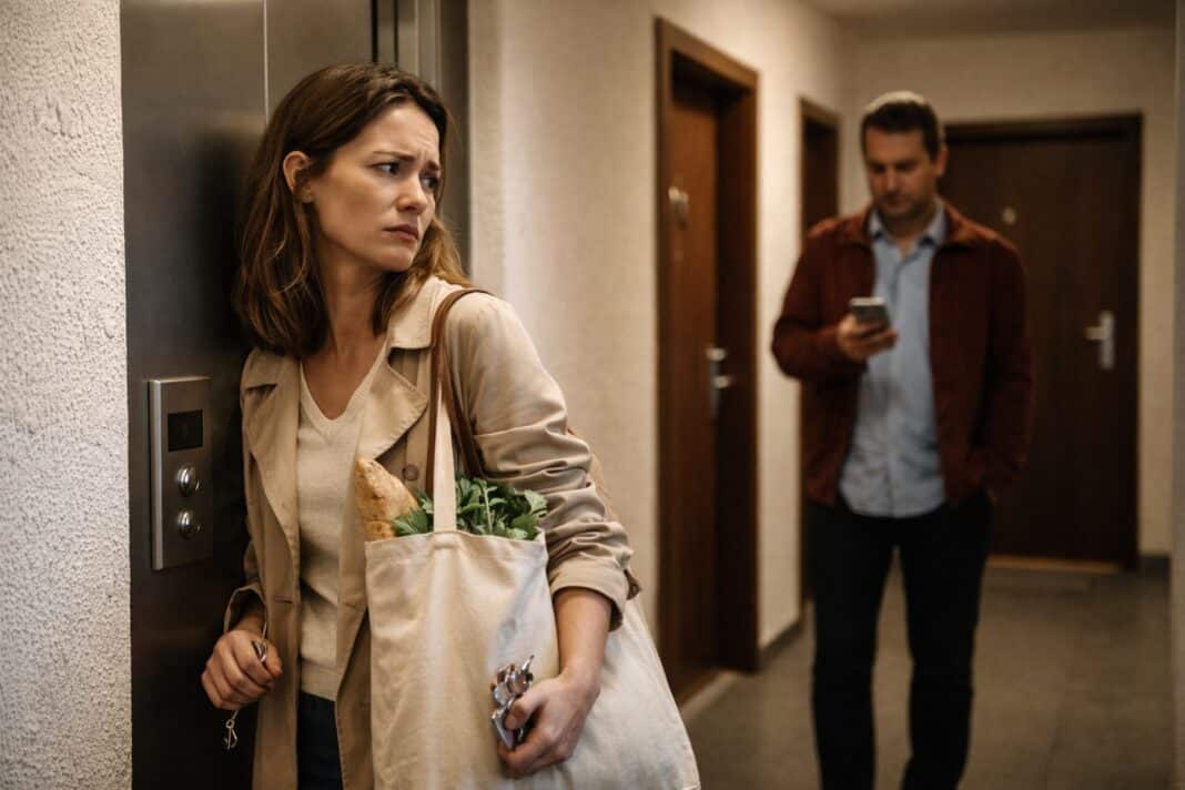 Ascensore e pianerottolo Ascensore e pianerottolo