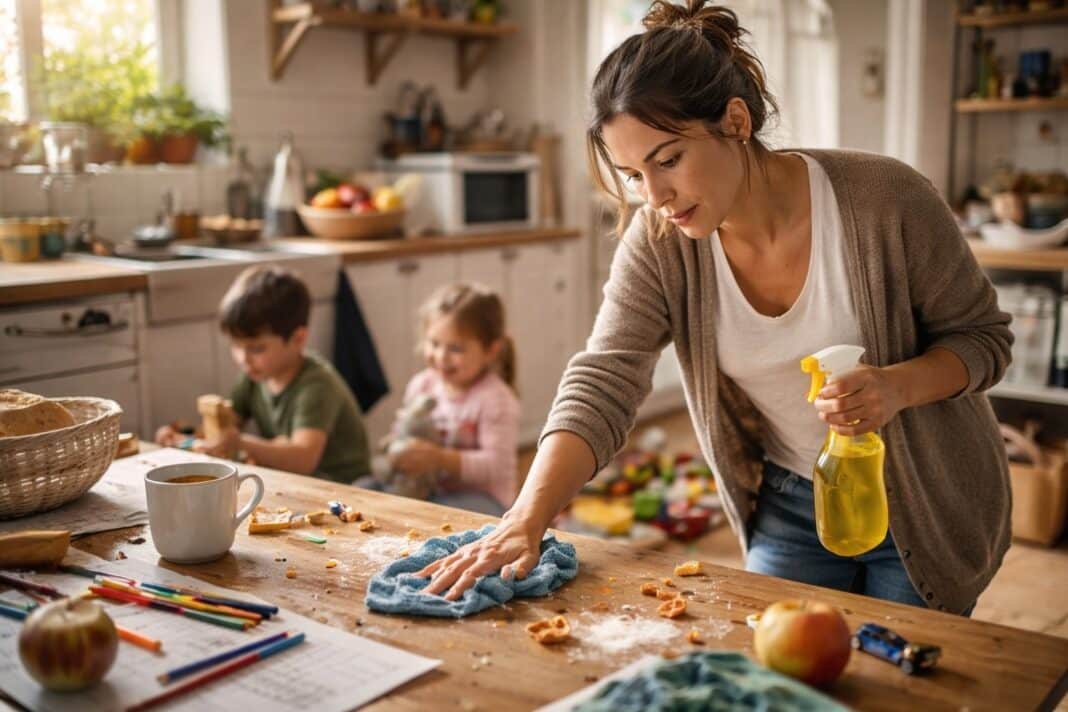 Pulire mentre loro sporcano