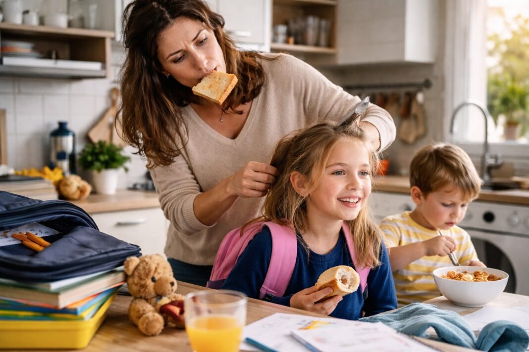 Routine mattutina realistica Routine mattutina realistica