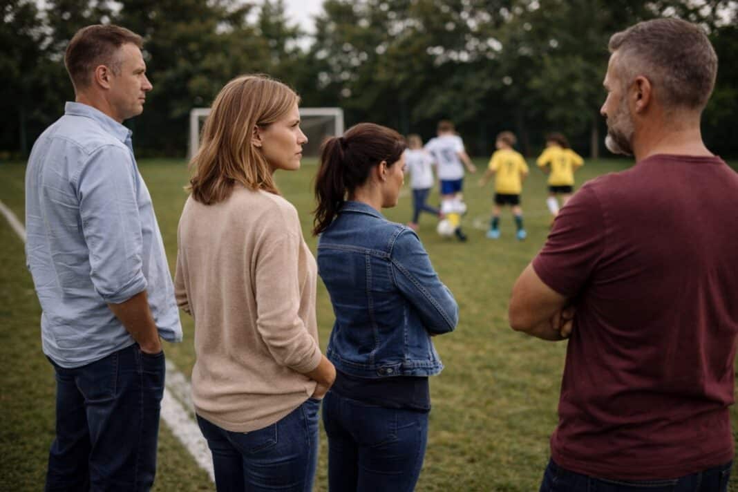 genitori a bordo campo genitori a bordo campo