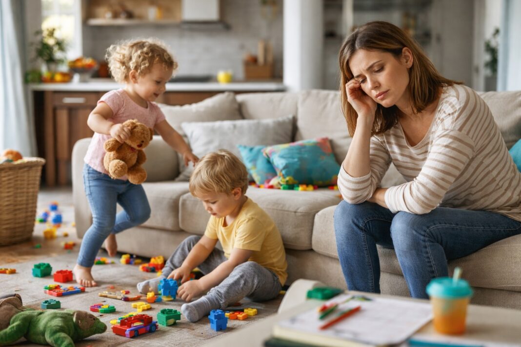 organizzare il tempo con due figli piccoli